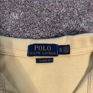Ralph Lauren Polo Shirt - Soft Yellow